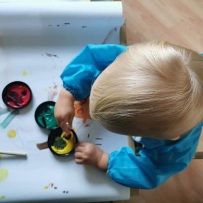 Mit Farben ausprobieren
