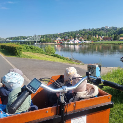 Fahrradtour in die Innenstadt
