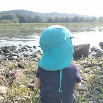 An der Elbe entspannen